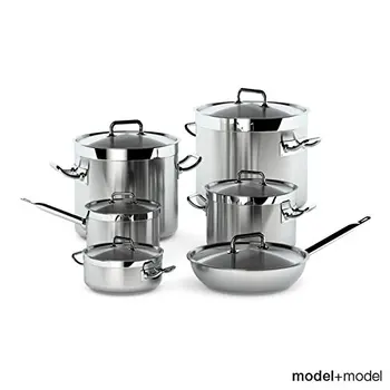 

Sambonet battery 9 piece set professional steel