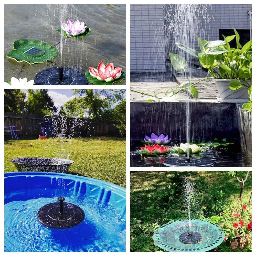 

20 Pcs/Pack Upgrade 2019 water Solar fountain Pump with built-in Battery Backup DHLsp