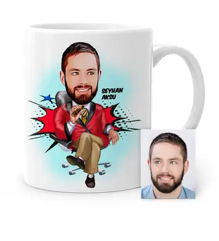 

Personalized Boss Cartoon White Mug Cup-3