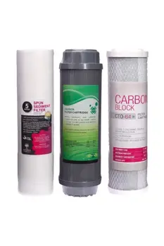 

Water Purification Device Triple Filter Set Healthy Water Easy Change