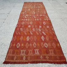 Богемный винтажный ковер для гостиной 2'2''x7'8''/67x233