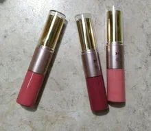 O.TWO.O 2 en 1 mate lápiz labial líquido y Mate brillo de labios maquillaje hidratante de larga duración impermeable de terciopelo lápiz labial de Color