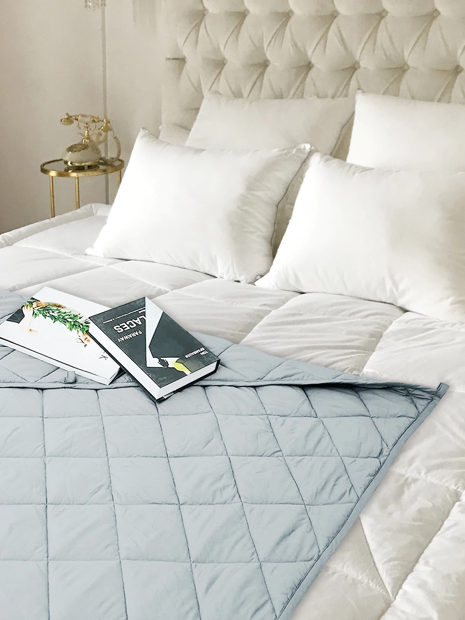 Heavy duty sleep blanket gravitee touch weighting 5kg 6kg 7kg 8kg 10kg double autism for home Textiles duvet on the bed oltex Quilted blankets winter