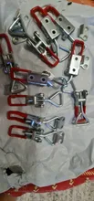 10 Uds. Abrazadera de pestillo de palanca 4001 100Kg 220Lbs capacidad de sujeción tipo Horizontal para herramienta de mano para soldadura, jigging, reparación