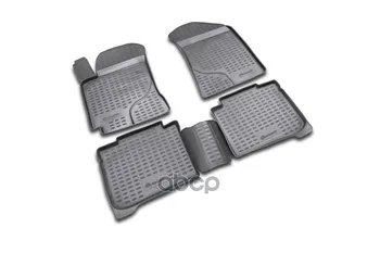 

Mats in the interior Kia Cerato 2004-2009, 4 PCs. (Polyurethane, gray) element art. Nlc.25.11.211