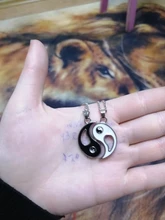 2 unids/set mejor amigo collar encanto señora Corazón Arco Iris grabar mejor amigo para siempre COLLAR COLGANTE amistad mejores amigos regalo de la joyería