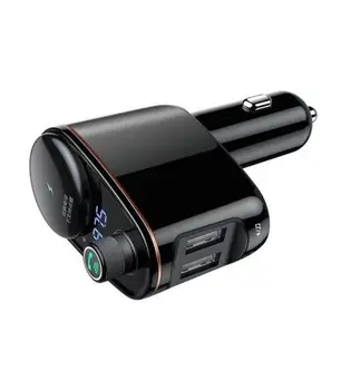 

CAR CHARGER WITH BLUETOOTH AND MP3 CIGARETTE LIGHTER CONNECTOR BASEUS