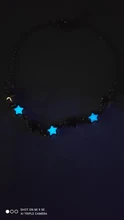 Luminosa pulsera brillan en la oscuridad estrellas encanto tobillera y pulsera para mujeres mujer Halloween luz de la joyería
