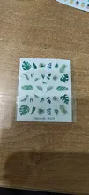 Nail-Sticker Decals-Decoration 1-Sheet Leaves-Slider Spring Flower DIY 3D