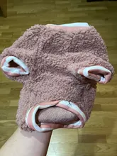 Pet-Outfits Hoodie Daisy-Letter Yorkies Blue Winter Fashion Cute Boy Velvet Ropa Perro