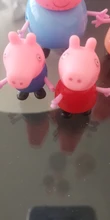 Figuras de acción de Peppa pig, George, familia de conejillos de indias, papá, mamá, Anime Original, juguetes para niños, regalo de Navidad