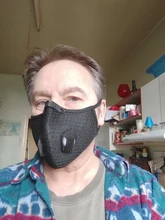 Mascarilla deportiva de carbón activado, máscara con filtro para polvo PM 2,5, anticontaminación, para correr, entrenamiento, ciclismo de montaña o carretera, transpirable