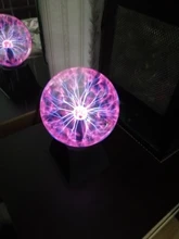 Kids Gift Table-Lights Plasma-Ball-Light Party-Decor Glass Christmas Novelty Magic 3/4/5/6inch-night-light