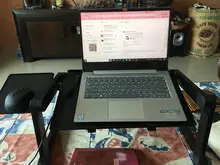Laptop Desk Stand Table-Desk-Stand Mouse-Pad Ergonomic Notebook Pc-Table Aluminum 