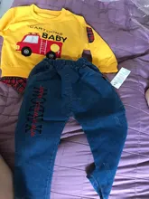 Moda Primavera otoño ropa de bebé niños Casual carta chaqueta pantalones 2 unids/set niño algodón traje niños chándales