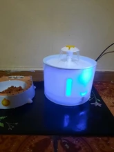 Dispenser-Container Fountain Cat-Bowl Water-Level-Display Electric-Water-Feeder Dogs