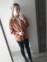 KPYTOMOA-blusas holgadas asimétricas de manga larga para mujer, camisas de pana con bolsillos de gran tamaño a la moda, Tops Chic para mujer 2020