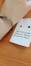 French Elevée Handmade Crystal Bracelets for Women Leather Chain Adjustable Natural
