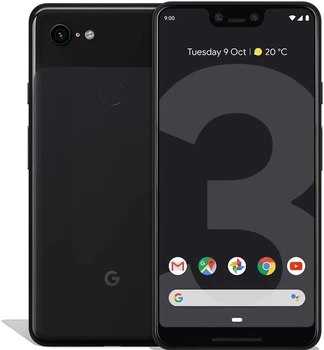Перейти на Алиэкспресс и купить Телефон Google Pixel 3 XL, черный (черный) цвет, внутренняя память 128 ГБ, ОЗУ 4 Гб, экран 6,3 дюйма (16 см). Группа