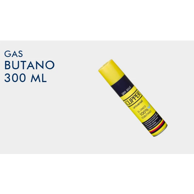 Spray Clipper para recargas de gas (mecheros). 300ml