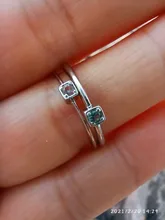 PAG & MAG-Anillo de Plata de Ley 925 auténtica para Mujer, Anillos de topacio rojo, GEMA, joyería Anillos de plata 925 de compromiso