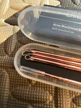 Acero inoxidable, espinillas Kit de herramientas de eliminación cara masaje Whitehead mancha de espinillas Comedone acné Extractor masajeador TXTB1