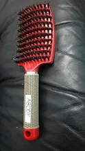 Cepillo para el pelo con cerdas de jabalí para mujeres y hombres