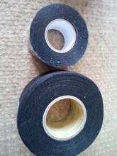 Rollo de cinta de tejido adhesivo, arnés de cableado para coche, color negro, 25M