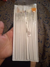 ROSALIND Uña de los cepillos conjunto para herramienta DIY de manicura de 3D Gel acrílico cepillos de pluma de Arte de uñas cepillo para Diseño de uñas