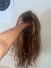 Pelucas de cabello humano rubio miel marrón brasileño para mujeres, pelo liso de hueso 13x4, encaje frontal resaltado, cierre