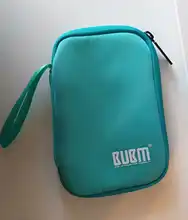 BUBM portátil 2,5 carcasa de disco duro externo cubierta, 2,5 pulgadas Bolsa disco HDD caja de protección electrónica organizador de viaje/bolsa de Cable