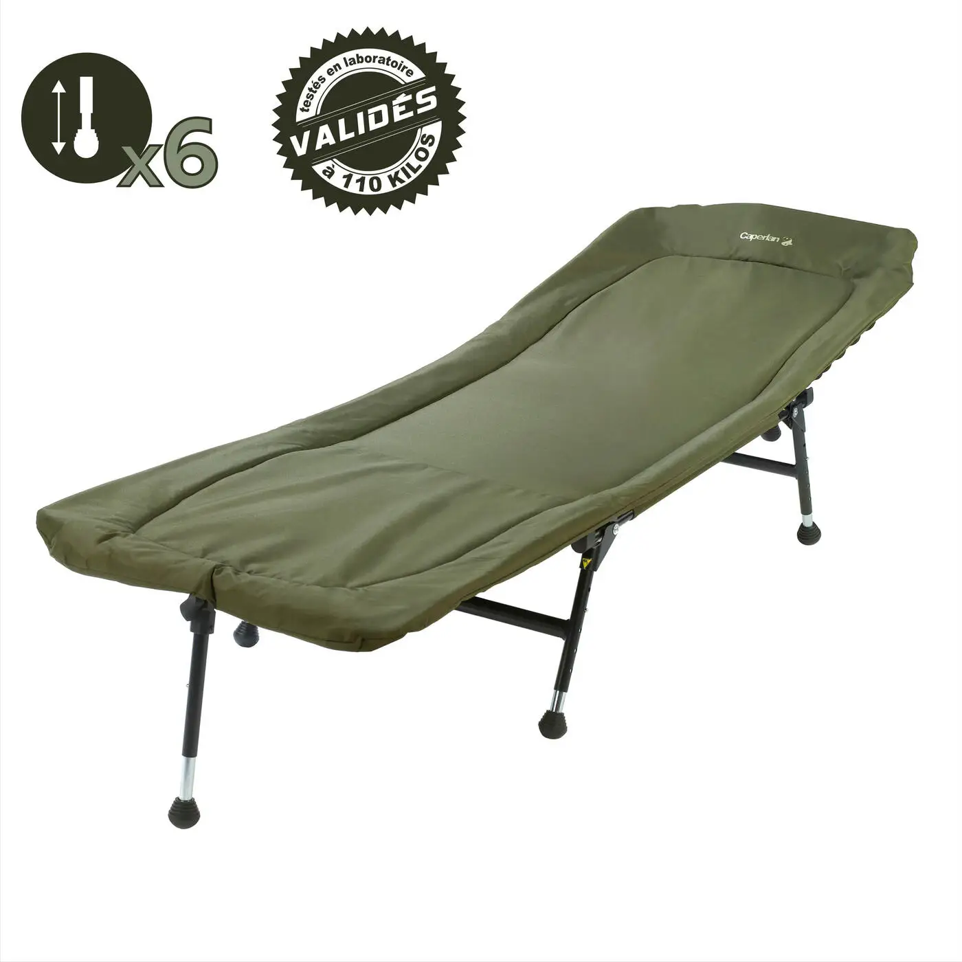 Кресло кровать для ловли карпа Carp bedchair Caperlan x Decathlon| |