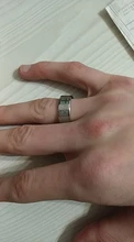 Letdiffy-anillo de acero inoxidable con letras cruzadas para hombre, sortija de oración de Biblia español, nunca se decolora, anillos con letras