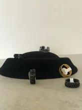 Letdiffery genial de acero inoxidable giratoria anillo de Spinner de calidad cadena Punk joyería de las mujeres para regalo de fiesta