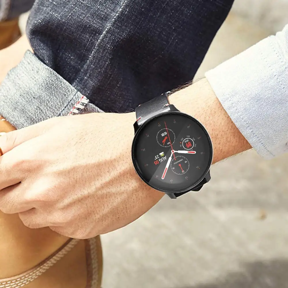 Чехол Active 2 для samsung galaxy watch active 2 44 мм бампер полный ТПУ силиконовый защитный чехол для экрана galaxy watch чехол 40 мм 44