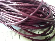 Cordón de algodón encerado de 10 metros, 1mm, 1,5mm, cuerda de rosca, correa para collar, cuentas, fabricación de joyas DIY para pulsera