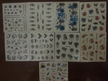 WUF 1pcs Hitoro Flower Nail Stickers Water Transfer Decals Decoration Dream Cather Cather