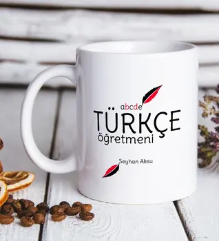 

Personalized Turkish Teacher White Mug Bardak-2