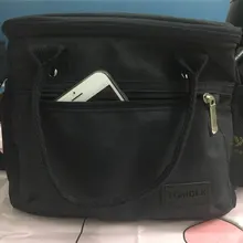 TOMULE Portátil Bolsa de almuerzo con aislamiento térmico bolsa de Picnic almacenamiento de alimentos bolsas de almacenamiento 9L hombro bolsa de caja de almuerzo de Picnic bolso