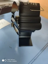 Ventilador para hogar silencioso de 5 aspas, estufa de leña alimentada por calor, eficiente distribución de calor, para chimenea