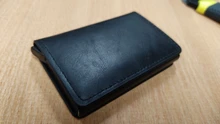 Bycobecy de tarjeta de crédito titular de la cartera de las mujeres de los hombres de Metal RFID Vintage bolso de cuero de poliuretano Crazy Horse Banco titular de caso