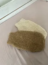 2 uds pelar guantes exfoliantes de ducha cuerpo cepillo dedos Toalla de baño exfoliante Mitt cuerpo guantes para fregar Spa baño de espuma de ducha # E