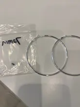 Personalidad hipérbole 925 de plata esterlina Simple liso círculo Pendientes para mujeres de plata de ley 2020-de plata-joyería de Pendientes de botón Pendientes