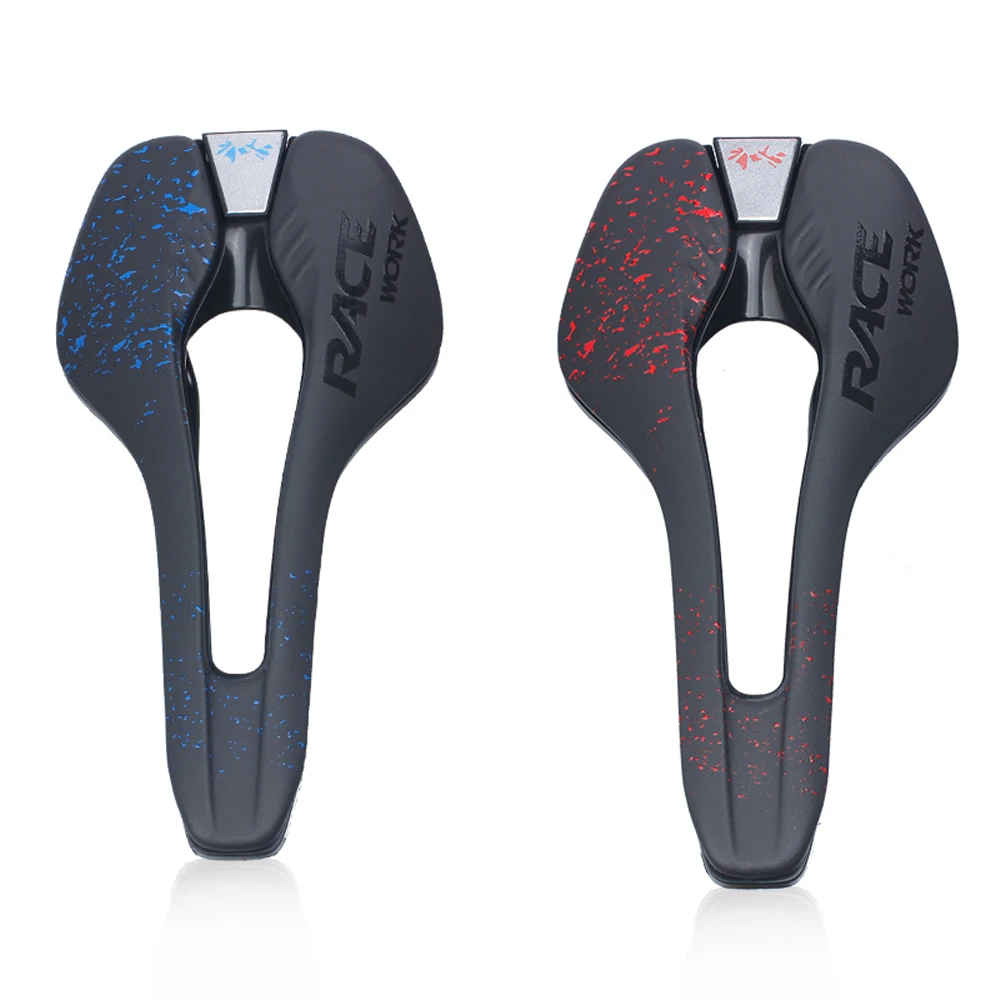 Bicycle Saddle RACEWORK Road Bike Saddle Ultralight vtt Racing Seat Wave Road Bicycle Saddle For Men Soft Comfortable MTB Cycling Accessories