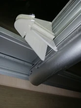 1 cerradura de seguridad de bebé para puertas y ventanas correderas, protección de seguridad para niños, tope de ventana, productos para el cuidado de la seguridad del bebé