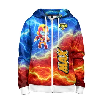 

Children's sweatshirt 3D with zipper Brawl Stars (mAh)