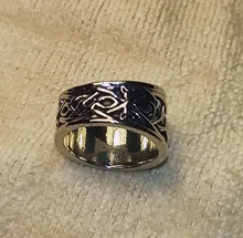 Anillo Vintage de plata fina con cola de zorro para hombre y mujer, Joyería de Halloween de fiesta Steampunk, regalos