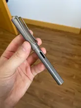 Pluma táctica TC4 de titanio de alta calidad, pluma fuente de tinta 2 en 1, autodefensa, Pluma de negocios EDC, herramienta de regalo