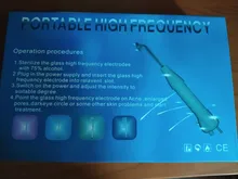 KONMISON-varita de electroterapia de alta frecuencia tubo de cristal, eliminador de acné y puntos, masajeador de belleza para Spa y cuerpo