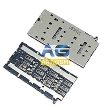 Коннектор SIM-карты(сим), mmc коннектор Samsung S6 EDGE+(S152